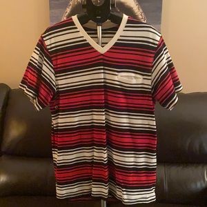 Foot Action striped skateboard shirt medium
